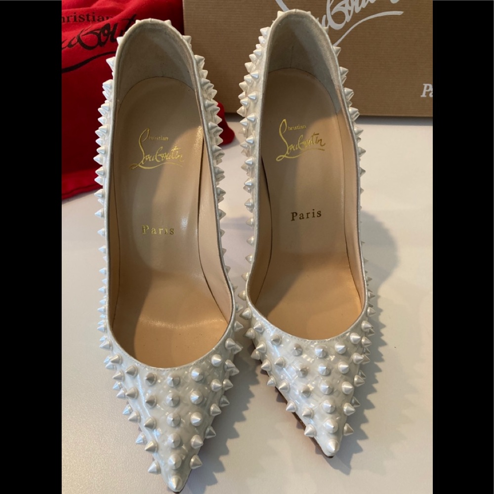 Christian Louboutin Follies Spikes 100 heels